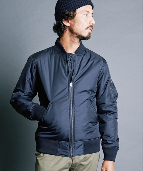NYLON THINSULATE ZIP MA-1 JKT:ナイロン シンサレート ZIP MA-1