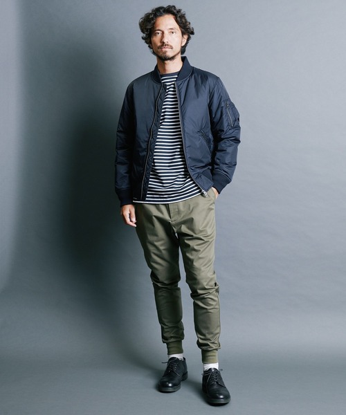 NYLON THINSULATE ZIP MA-1 JKT:ナイロン シンサレート ZIP MA-1