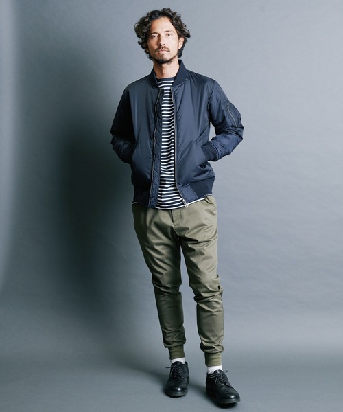 NYLON THINSULATE ZIP MA-1 JKT:ナイロン シンサレート ZIP MA-1