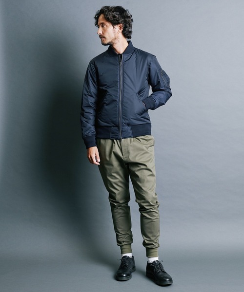 NYLON THINSULATE ZIP MA-1 JKT:ナイロン シンサレート ZIP MA-1