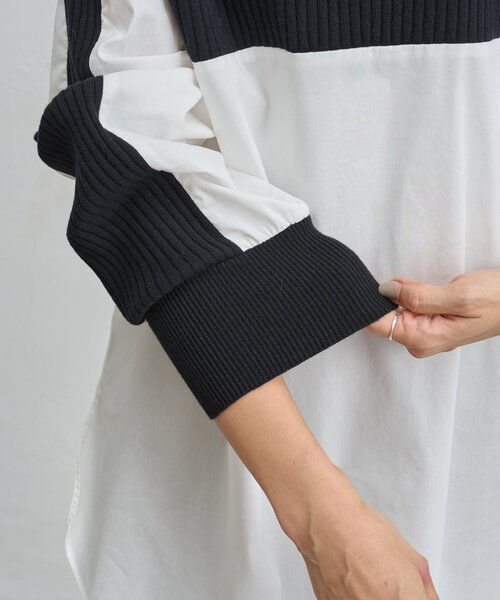 セール】ニットレイヤーシャツ（ニット/セーター）｜BEARDSLEY