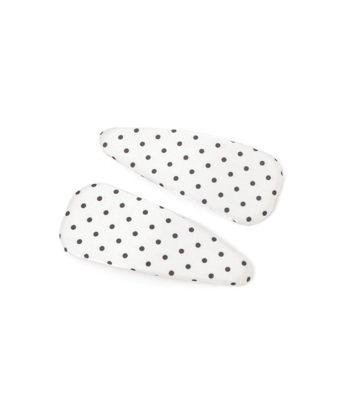 LOWRYS FARM（ローリーズファーム）の「ドットパッチンピン  599730（ヘアピン・レディース・ブラック/ホワイト・FREE）」の2枚目の写真