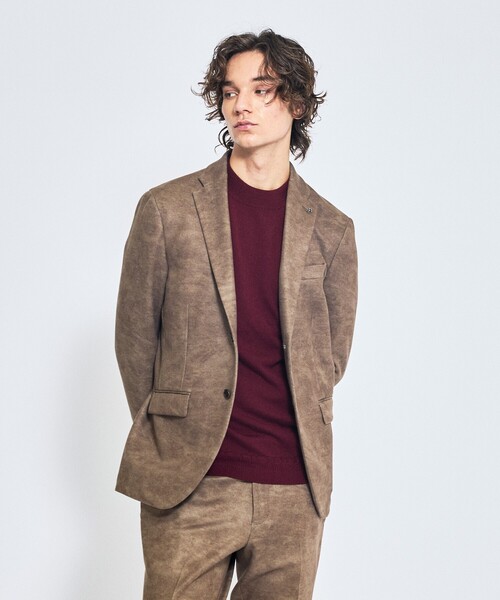 ABAHOUSE(アバハウス)の「Pure Merino ハイゲージモックネック ニット プルオーバー(ニット/セーター・メンズ・ブラック/インディゴブルー/オフホワイト/ボルドー・44/50/48/46)」の11枚目の写真