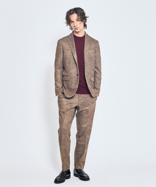 ABAHOUSE(アバハウス)の「Pure Merino ハイゲージモックネック ニット プルオーバー(ニット/セーター・メンズ・ブラック/インディゴブルー/オフホワイト/ボルドー・44/50/48/46)」の12枚目の写真