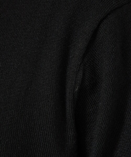 ABAHOUSE(アバハウス)の「Pure Merino ハイゲージモックネック ニット プルオーバー(ニット/セーター・メンズ・ブラック/インディゴブルー/オフホワイト/ボルドー・44/50/48/46)」の13枚目の写真