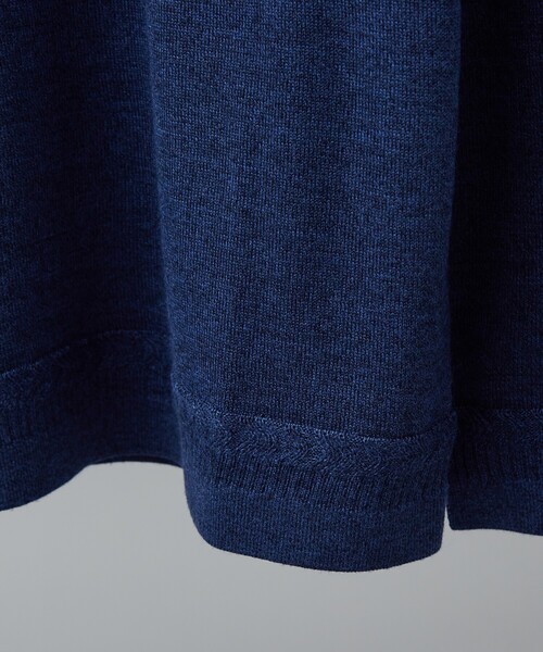 ABAHOUSE(アバハウス)の「Pure Merino ハイゲージモックネック ニット プルオーバー(ニット/セーター・メンズ・ブラック/インディゴブルー/オフホワイト/ボルドー・44/50/48/46)」の22枚目の写真