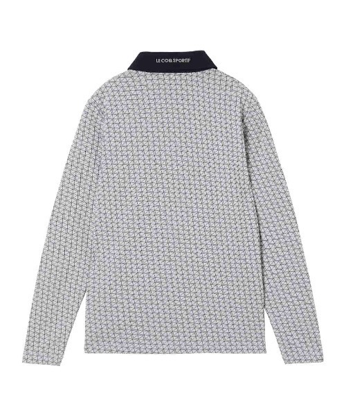 le coq sportif GOLF(ルコックスポルティフゴルフ)の「【le coq sportif GOLF】吸汗速乾/ストレッチ/UVカット長袖シャツ ゴルフウェア(ポロシャツ・レディース・ベージュ/ネイビー/ホワイト・S/M/L/XL)」の4枚目の写真