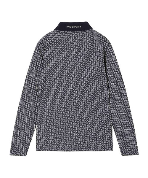 le coq sportif GOLF(ルコックスポルティフゴルフ)の「【le coq sportif GOLF】吸汗速乾/ストレッチ/UVカット長袖シャツ ゴルフウェア(ポロシャツ・レディース・ベージュ/ネイビー/ホワイト・S/M/L/XL)」の7枚目の写真