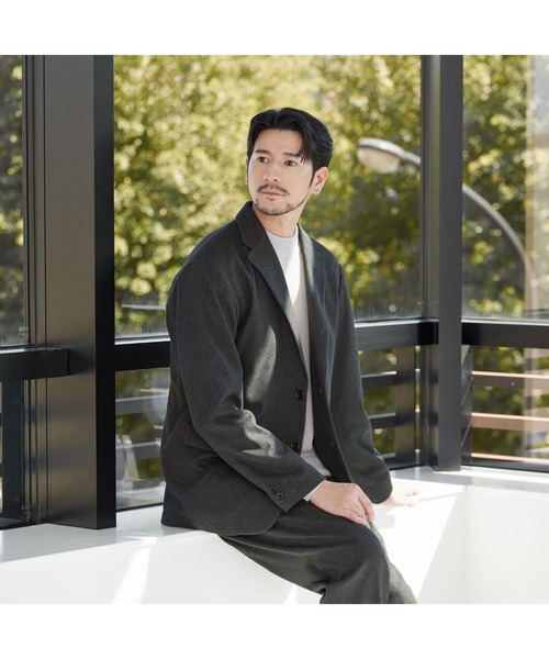 セール】【WEB限定 WARDROBE SMART】ニットフランネル リラックス