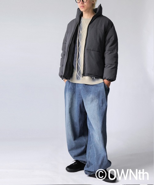 antiqua（アンティカ）の「配色スプレー ニット（ニット/セーター・レディース・オフホワイト/ブラック・ONESIZE）」の11枚目の写真