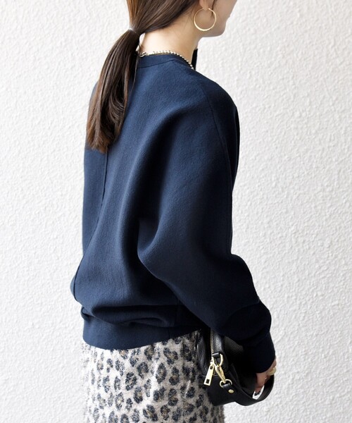 セール】SHIPS any:〈洗濯機可能〉クルーネック ドルマン ベーシック