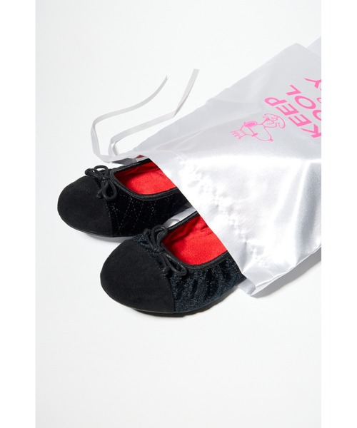 BUTTERFLY TWISTS（バタフライツイスト）の「【BUTTERFLY TWISTS / バタフライツイスト 】OLIVIA PEANUTS  / オリビア ピーナッツ（パンプス・レディース・ブラック×ブラック/ブラック×レッド・40/38/39）」の15枚目の写真