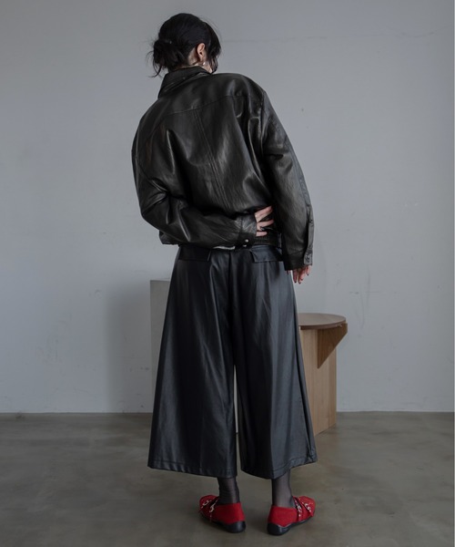 VACANCY（ヴァカンシー）の「グロッシーワッシャーヴィンテージジャケット（その他アウター・レディース・ブラック系その他・FREE）」の15枚目の写真