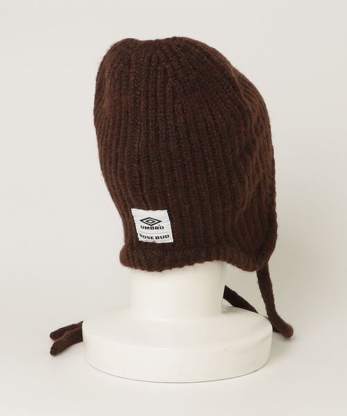 UMBRO(アンブロ)の「(UMBRO × ROSE BUD)KNIT CAP(ニットキャップ/ビーニー・レディース・ブラウン/グレー・ONE SIZE)」の8枚目の写真