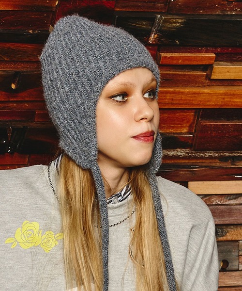 UMBRO(アンブロ)の「(UMBRO × ROSE BUD)KNIT CAP(ニットキャップ/ビーニー・レディース・ブラウン/グレー・ONE SIZE)」の14枚目の写真