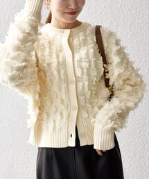 SHIPS any | SHIPS any:〈手洗い可能〉フリンジ デザイン ドルマン ニット カーディガン(カーディガン/ボレロ)