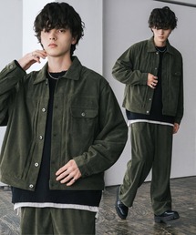 メンズのセットアップ（グリーン・カーキ/緑色系）ファッション