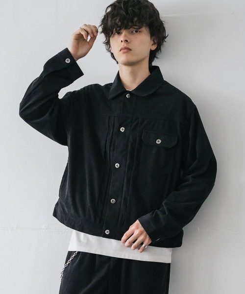 セール】コーデュロイセットアップ 1stショートジャケット/短丈