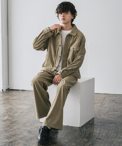 セール】コーデュロイセットアップ 1stショートジャケット/短丈