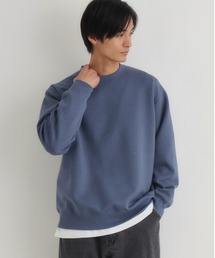 BACK NUMBER | 【BACK NUMBER】ダンボールクルートレーナー (サスティナブル/クルーネック/プルオーバー/レギュラーフィット/ストレッチ/軽やか/ベーシック/レイヤード)(スウェット)