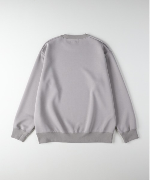 BACK NUMBER（バックナンバー）の「【BACK NUMBER】ダンボールクルートレーナー (サスティナブル/クルーネック/プルオーバー/レギュラーフィット/ストレッチ/軽やか/ベーシック/レイヤード)（スウェット・メンズ・ブルー/ライトベージュ/ブラック・M/L/XL）」の19枚目の写真