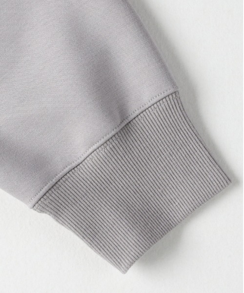 BACK NUMBER（バックナンバー）の「【BACK NUMBER】ダンボールクルートレーナー (サスティナブル/クルーネック/プルオーバー/レギュラーフィット/ストレッチ/軽やか/ベーシック/レイヤード)（スウェット・メンズ・ブルー/ライトベージュ/ブラック・M/L/XL）」の21枚目の写真