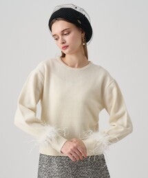 ANAYI｜アナイのニット/セーター（ホワイト/白色系・ウール・ニット