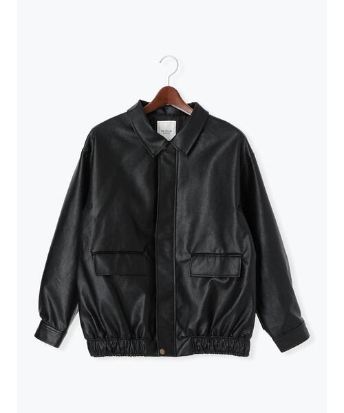 Te chichi TERRASSE(テチチテラス)の「オーバーサイズブルゾン《2025autumn catalog item》(ブルゾン・レディース・ブラウン/ブラック/キャメル・F)」の11枚目の写真