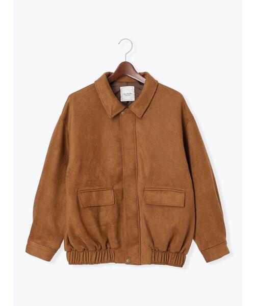 Te chichi TERRASSE(テチチテラス)の「オーバーサイズブルゾン《2025autumn catalog item》(ブルゾン・レディース・ブラウン/ブラック/キャメル・F)」の13枚目の写真