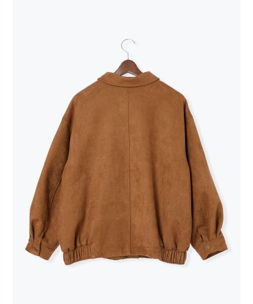 Te chichi TERRASSE(テチチテラス)の「オーバーサイズブルゾン《2025autumn catalog item》(ブルゾン・レディース・ブラウン/ブラック/キャメル・F)」の14枚目の写真