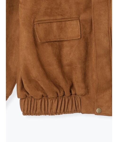 Te chichi TERRASSE(テチチテラス)の「オーバーサイズブルゾン《2025autumn catalog item》(ブルゾン・レディース・ブラウン/ブラック/キャメル・F)」の17枚目の写真