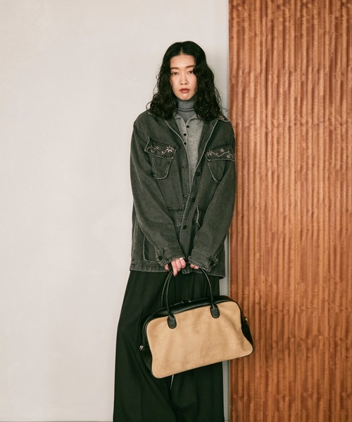 セール】Combination boston bag / コンビネーションボストンバック