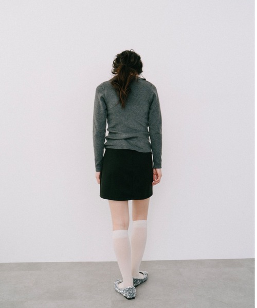 DRWCYS(ドロシーズ)の「フロントボタンレイヤードニット(ニット/セーター・レディース・グレー/ライトグリーン・FREE)」の10枚目の写真