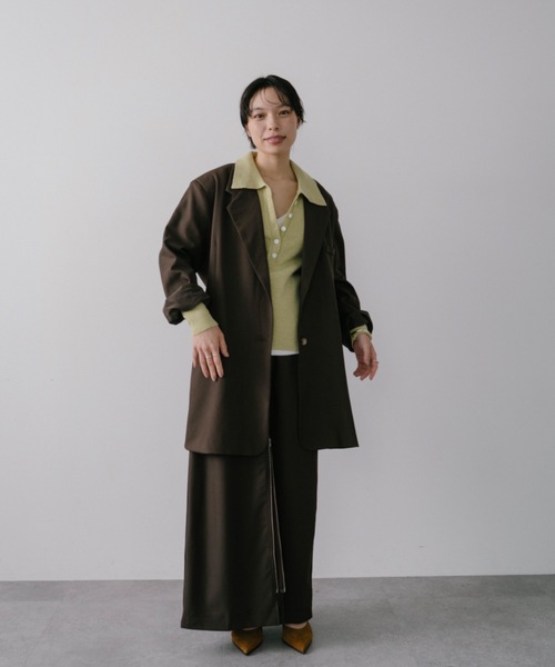 DRWCYS(ドロシーズ)の「フロントボタンレイヤードニット(ニット/セーター・レディース・グレー/ライトグリーン・FREE)」の17枚目の写真