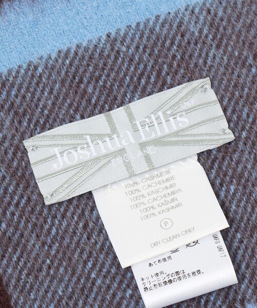 Joshua Ellis カシミヤ チェックストール ユナイテッドアローズ Joshua Ellis＞カシミヤ チェック ストール（ストール/ショール