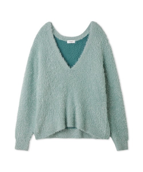 セール】フェザーラメニットプルオーバー（ニット/セーター）｜emmi