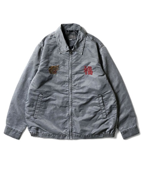 HOUSTON ヒューストン PIGMENT NYLON VIETNAM JACKET ピグメント加工