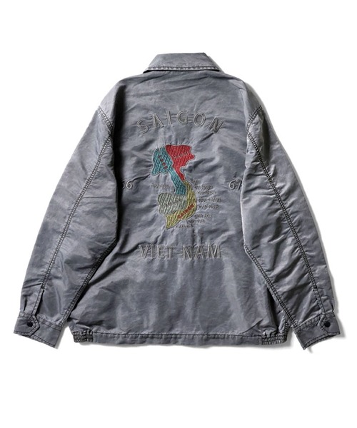 セール】HOUSTON ヒューストン PIGMENT NYLON VIETNAM JACKET