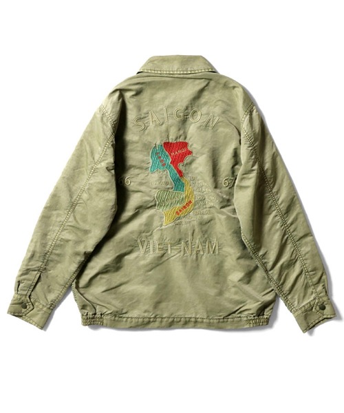 【極美品】Houston ベトジャン　背面刺繍レア　旧タグ　サイズL 極美品】Houston ベトジャン 背面刺繍レア 旧タグ サイズL 極美品】Houston