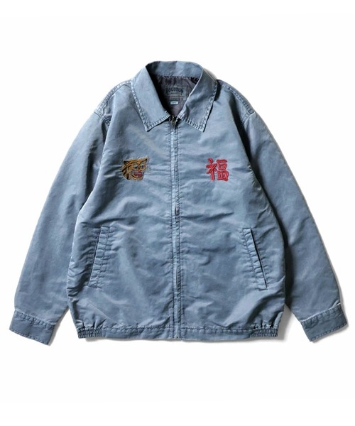 HOUSTON ヒューストン PIGMENT NYLON VIETNAM JACKET ピグメント加工