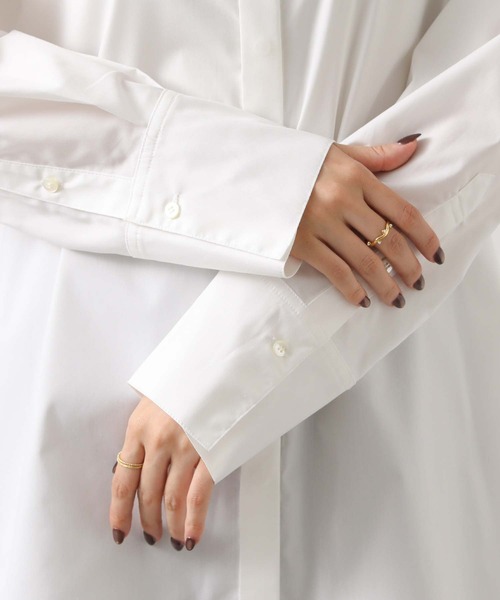 Gready Brilliant(グレディブリリアン)の「フリルカラーシャツ(シャツ/ブラウス・レディース・オフホワイト/サックスブルー・38)」の22枚目の写真