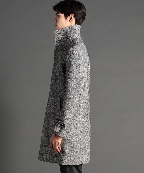 MONSIEUR NICOLE（ムッシュニコル）の「BEL＆CO ブークレージャージ スタンドカラーコート（その他アウター・メンズ・グレー/ブラック・SMALL/LARGE/MEDIUM）」の5枚目の写真
