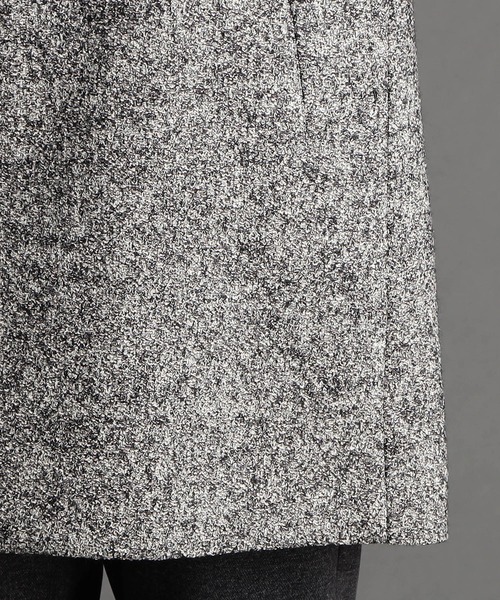 MONSIEUR NICOLE（ムッシュニコル）の「BEL＆CO ブークレージャージ スタンドカラーコート（その他アウター・メンズ・グレー/ブラック・SMALL/LARGE/MEDIUM）」の10枚目の写真