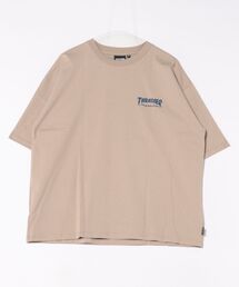 【THRASHER / スラッシャー】 フレイムロゴ バックプリント クルーネックTシャツ