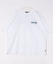 【THRASHER / スラッシャー】 フレイムロゴ バックプリント クルーネックTシャツ