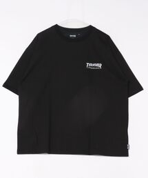 【THRASHER / スラッシャー】 フレイムロゴ バックプリント クルーネックTシャツ