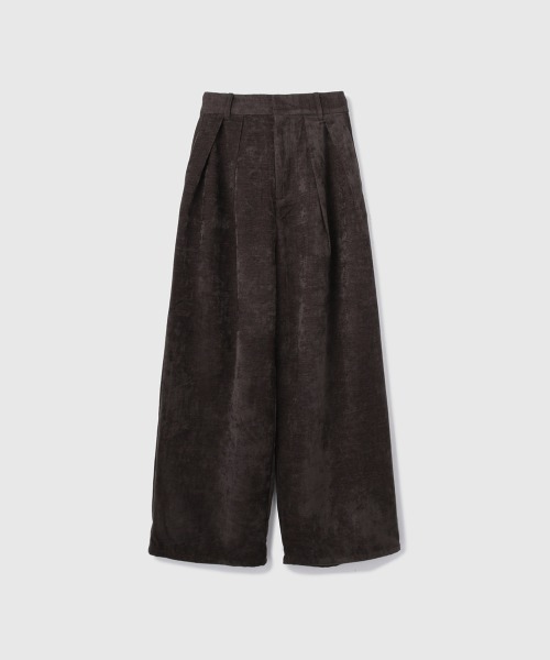 VICKY（ビッキー）の「サージ2タックワイドパンツ≪手洗い可能≫（その他パンツ・レディース・ブラウン/ブラック/アイボリー・M）」の10枚目の写真