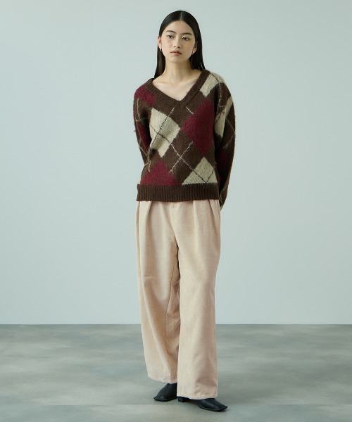 VICKY（ビッキー）の「サージ2タックワイドパンツ≪手洗い可能≫（その他パンツ・レディース・ブラウン/ブラック/アイボリー・M）」の18枚目の写真