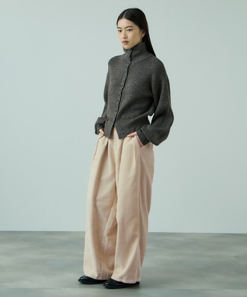 VICKY（ビッキー）の「サージ2タックワイドパンツ≪手洗い可能≫（その他パンツ・レディース・ブラウン/ブラック/アイボリー・M）」の14枚目の写真