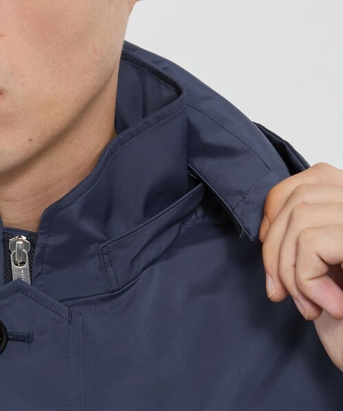 MACKINTOSH LONDON（マッキントッシュ ロンドン）の「【WEB・一部店舗限定】【BERWICK】3レイヤーポリエステルフーデットブルゾン（ブルゾン・メンズ・ブルー系その他7/ブラック・38/40/42）」の10枚目の写真